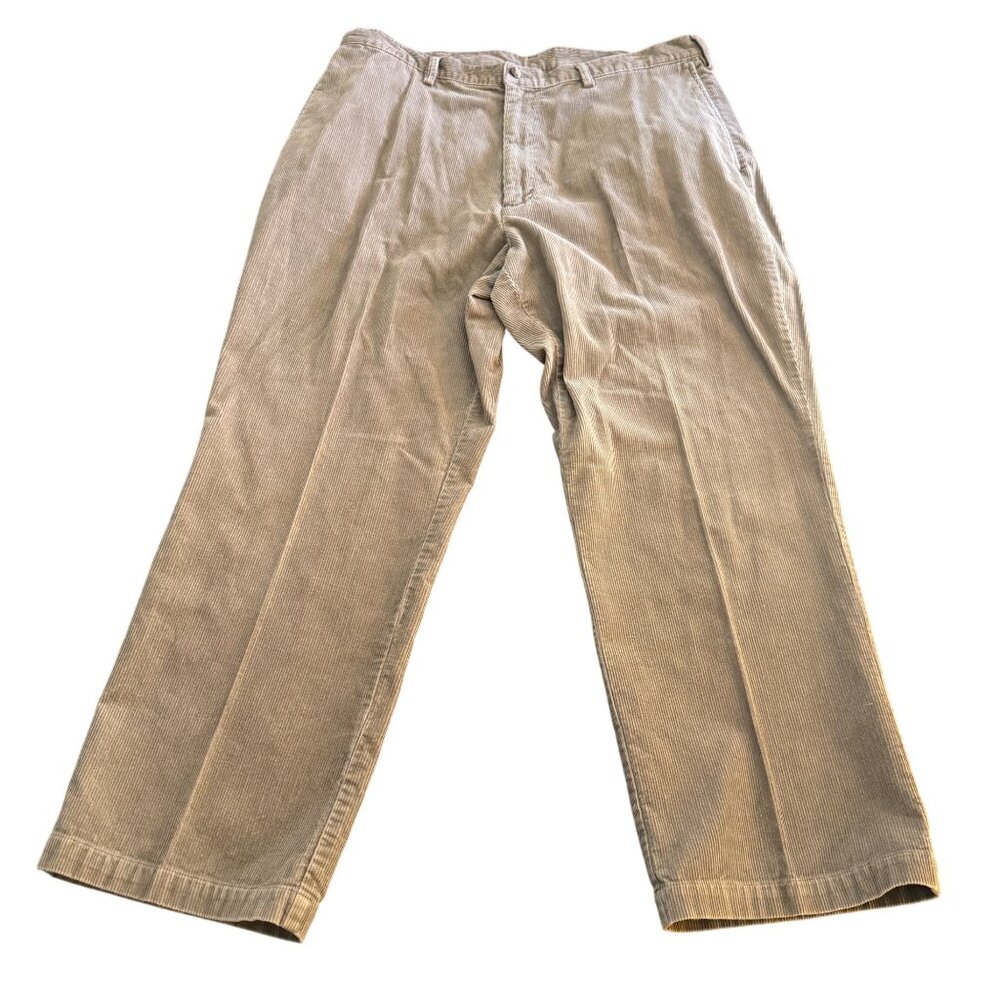 Haggar Men's Corduroy Brown Pants, Size 38/30